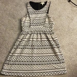 Black and White print dress